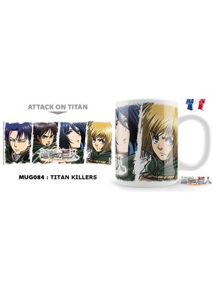 Unekorn Attack On Titan Mug 325ml Titan Killers