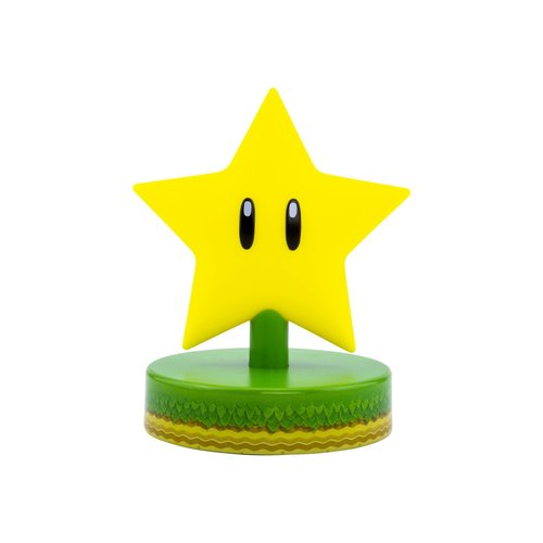Paladone Super Mario Super Star Icon Light Battery Powered