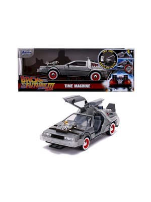 Jada Toys Back to the Future 3 Time Machine 1:24 Figure Metals Diecast