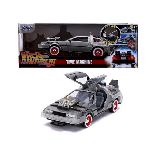 Back to the Future 3 Time Machine 1:24 Figure Metals Diecast