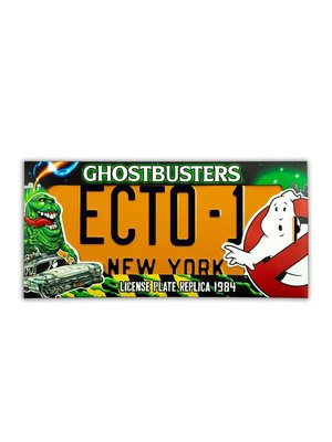 Doctor Collector Ghostbusters License Plate Dennis ECTO-1 Replica 1/1