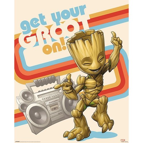 Hole in the Wall Guardians of the Galaxy Vol 2 Get Your Own Groot Mini Poster 40x50