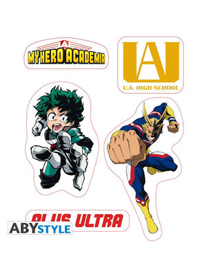 Abystyle My Hero Academia Stickers 2 Sheets 16x11cm