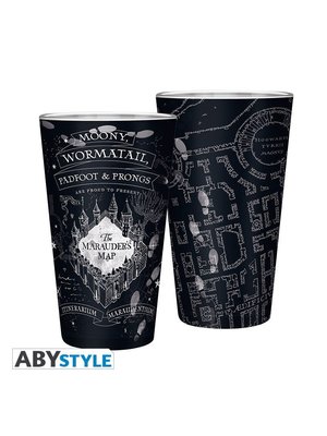 Abystyle Harry Potter Marauders Map Glass 400ml