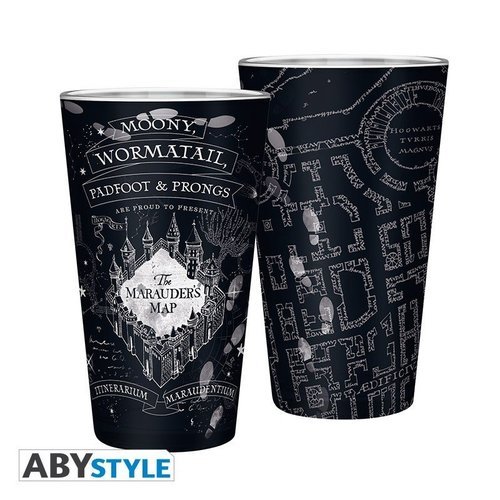 Abystyle Harry Potter Marauders Map Glass 400ml