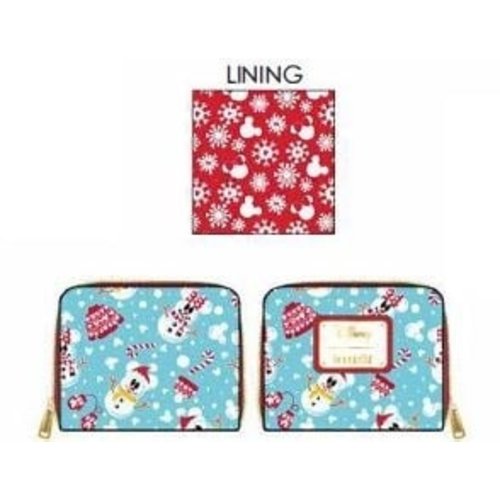 Loungefly Disney Snowman Minnie & Mickey Wallet Loungefly 13x10cm