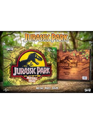 Doctor Collector Jurassic Park Metal Wall Plate 46x31cm