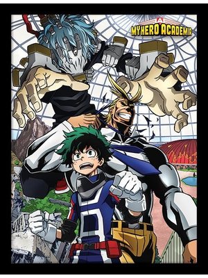 Pyramid My Hero Academia An Enemy Threat Framed Collector Print 30x40