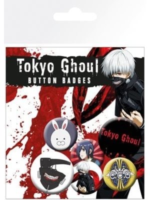 GB Eye Tokyo Ghoul 5 Badge Pack Buttons