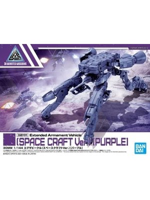 Bandai Gundam 30mm 1/144 Extended Armament Vehicle Space Craft Purple Model Kit