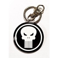 Marvel Punisher Logo 3D Metal Keychain