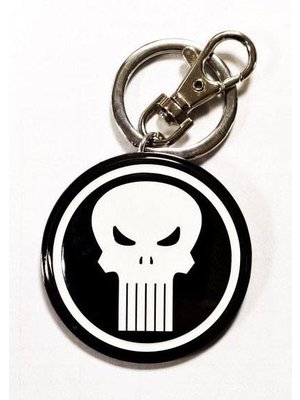 Semic Marvel Punisher Logo 3D Metal Keychain