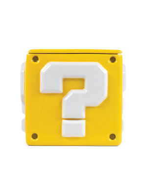 Hole in the Wall Super Mario Question Block Storage Jar