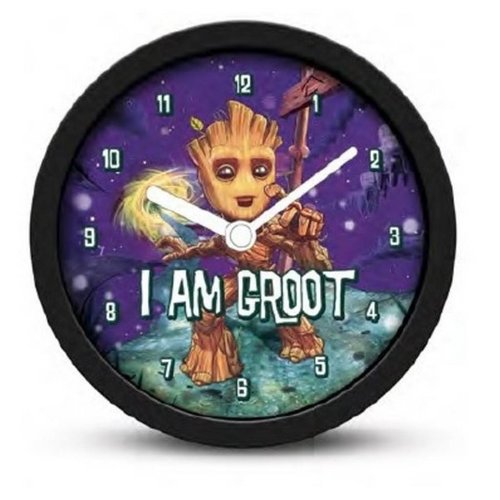 Pyramid Marvel GOTG I Am Groot Desk Clock with Alarm Function 12cm