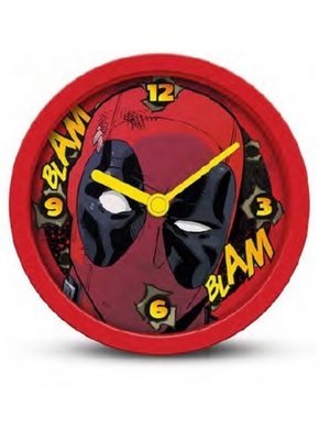 Pyramid Marvel Deadpool Blam Blam Desk Clock with Alarm Function 12cm