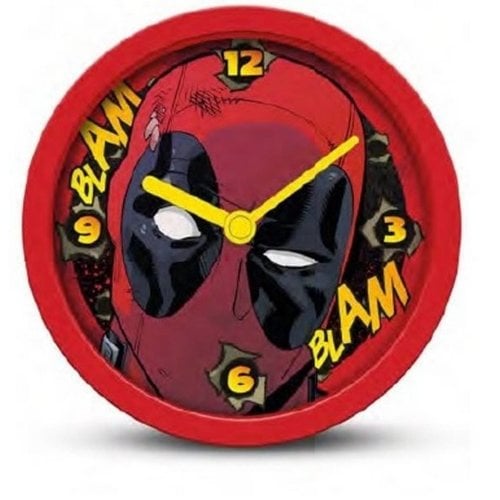 Marvel Deadpool Blam Blam Desk Clock with Alarm Function 12cm