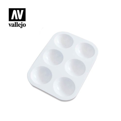 Vallejo Gundam Tools Plastic Palette For Color Mixing 13x9cm