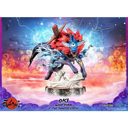Okami Oki Wolf Form PVC Statue F4F First 4 Figures Okami Oki Wolf Form PVC Statue F4F First 4 Figures