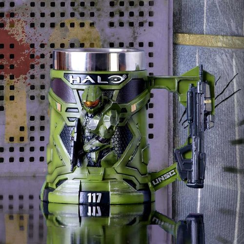 Nemesis Halo Infinite Master Chief Resin Tankard 15.5cm Nemesis Now Nemesis Halo Infinite Master Chief Resin Tankard 15.5cm Nemesis Now