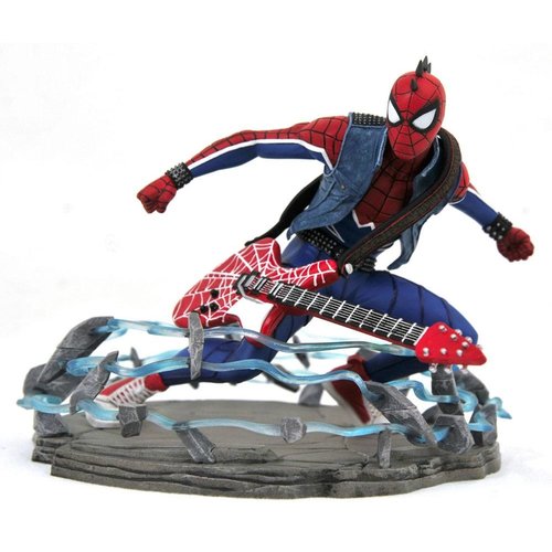 Diamond Select Toys Marvel Spider-Man ,Spider Punk PVC Diorama 18CM Diamond Select Toys Marvel Spider-Man ,Spider Punk PVC Diorama 18CM