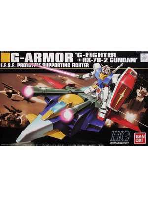 Bandai Gundam HGUC 1/144 G-Armor G-Fighter + RX-78-2 Gundam Model Kit 050