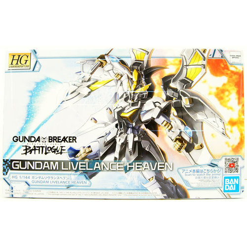 Bandai Gundam HG Breaker Battlogue 1/144 Gundam Livelance Heaven Model Kit 02 Bandai Gundam HG Breaker Battlogue 1/144 Gundam Livelance Heaven Model Kit 02