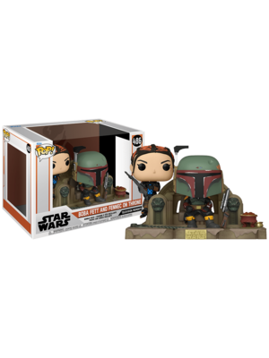 Funko Funko POP! Television Moments Star Wars 486 Boba Fett And Fennec On Throne