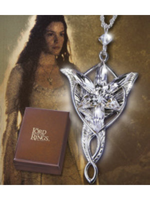 The Noble Collection Lord of the Rings Arwen Evenstar Pendant Sterling Silver