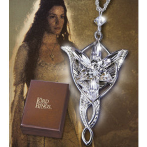 The Noble Collection Lord of the Rings Arwen Evenstar Pendant Sterling Silver