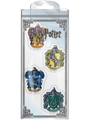 Pyramid Harry Potter Houses Eraser Set (Gum)