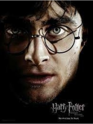 Pyramid Harry Potter Glass Print Harry Face Portret 30x40