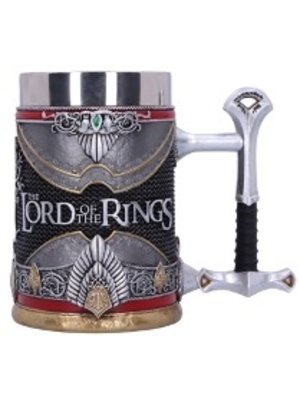 Nemesis Lord Of The Rings Aragon Resin Tankard 16 cm
