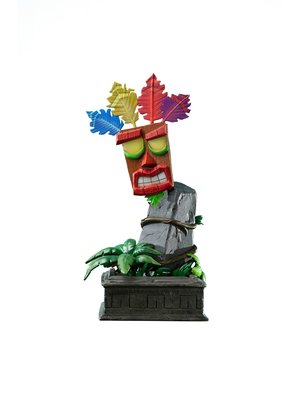 First4Figures Crash Bandicoot Aku Aku Mask Statue 40cm F4F First4Figures