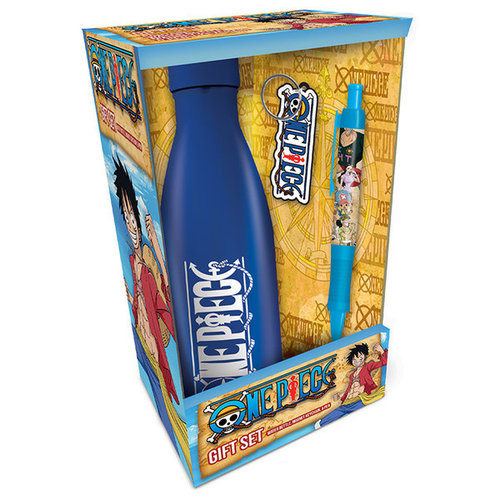 Pyramid One Piece Making Waves Gift Set Water Bottle /Pen/ Keychain Pyramid One Piece Making Waves Gift Set Water Bottle /Pen/ Keychain