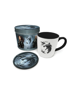 The Witcher Taste of Steel Metal Tin Gift Set Mug & Coaster