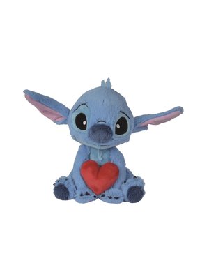 Simba Toys Disney Lilo and Stitch - Stitch Holding Heart Pluche 25cm