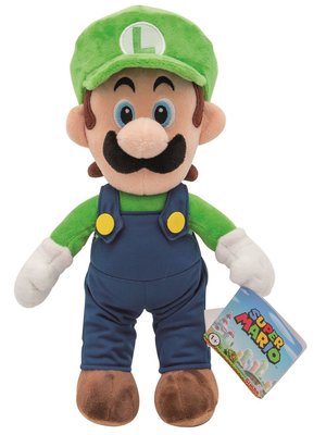 Simba Toys Super Mario Luigi Pluche 30cm