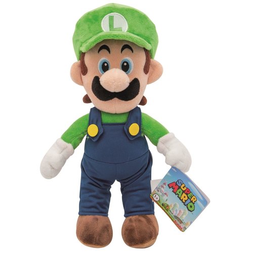 Super Mario Luigi Pluche 30cm Super Mario Luigi Pluche 30cm