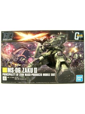 Bandai Gundam HGUC MS-06 Zaku II 1/144 Model Kit