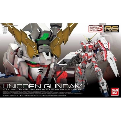 Bandai Gundam RG 1/144 Unicorn Gundam Campain FPFP Mobile Suit RX-0 Model Kit 25