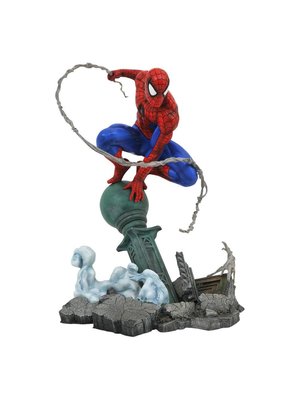 Diamond Select Toys Marvel Spider-man Lamppost Statue Diamond Gallery 25cm