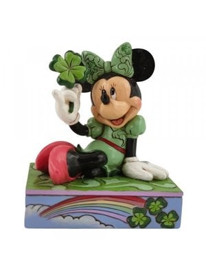 Enesco Disney Traditions St. Patrick's Minnie Mouse Personality Pose Figurine
