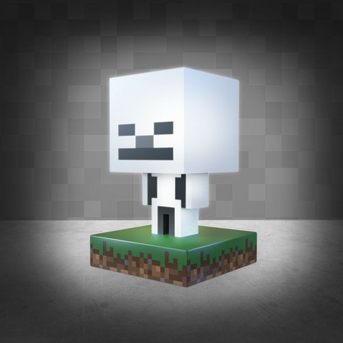 Paladone Minecraft Skeleton Icon Light Paladone Minecraft Skeleton Icon Light