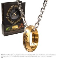Lord of the Rings The One Ring Stainless Steel on Chain Noble Collection