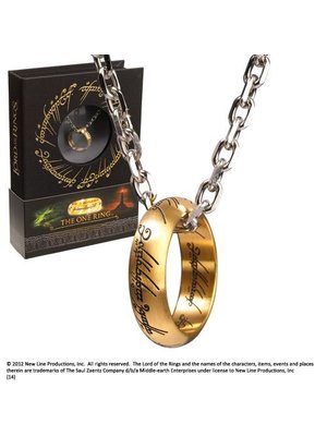 The Noble Collection Lord Of The Rings The One Ring Stainless Steel on Chain Noble Collection