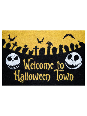 Pyramid Nightmare Before Christmas Welcome To Halloween Town Doormat 60x40cm PVC Met Kokosvezel