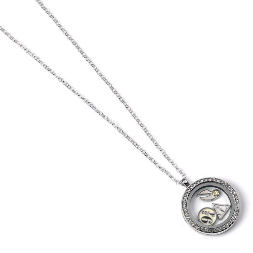 Carat Harry Potter Floating Charm Locket Necklace + 3 Charms Carat Harry Potter Floating Charm Locket Necklace + 3 Charms