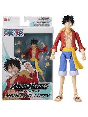 Bandai One Piece Monkey D. Luffy Figure Anime Heroes 17cm Action Figure