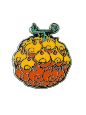 One Piece Flame Fruit Pin
