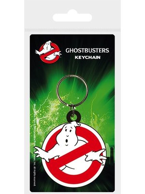 Pyramid Ghostbusters Rubber Logo Keychain